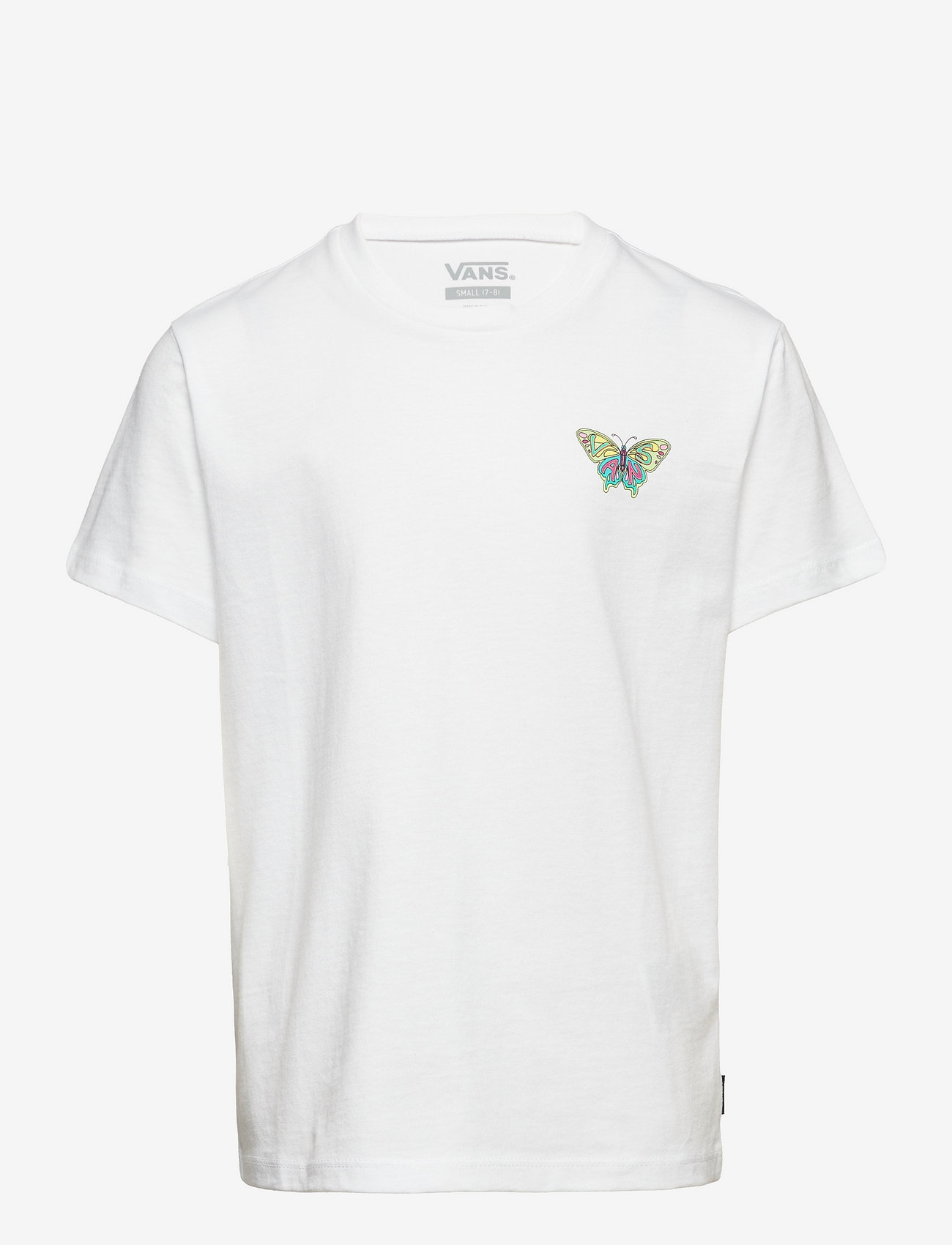 VANS - FLY BUTTER CREW - kortærmede t-shirts - white - 0
