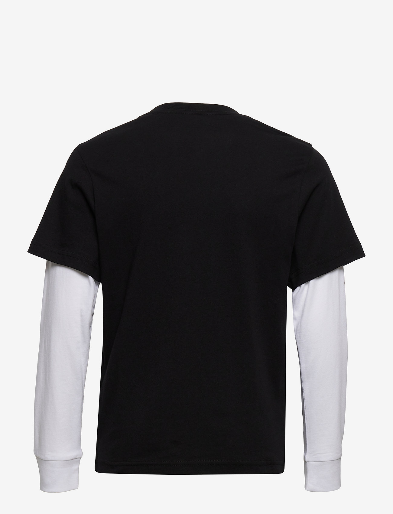 VANS - Top Boys Alpha - ensfarvede langærmede t-shirts - black - 1