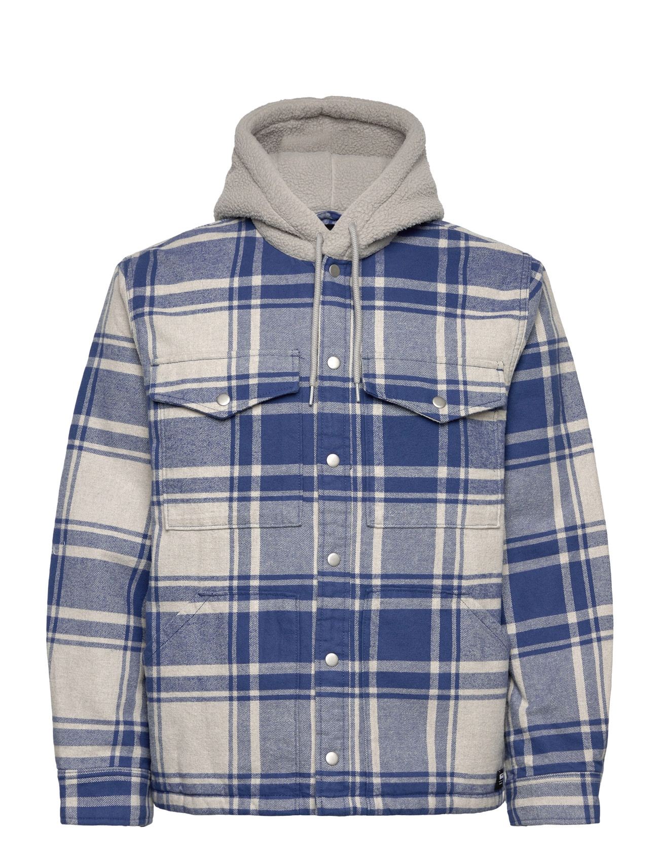 VANS Piedmont Hooded Plaid Shacket Blau - M - Herren