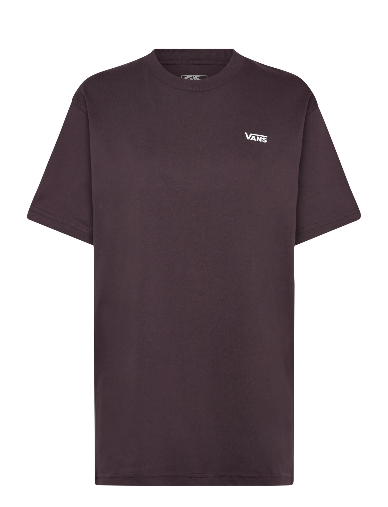 VANS Left Chest Logo Tee Em, S, Burgundy, Sports Overdele & T-shirts > Sport T-shirts, Dame
