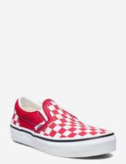 VANS - UY Classic Slip-On - canva sneakers - racing red/true white - 0