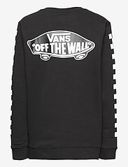 VANS - EXPOSITION CHECK CREW BOYS - sweatshirts - black - 1