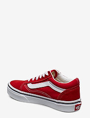 VANS - UY Old Skool - canva sneakers - racing red/true white - 2