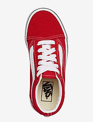 VANS - UY Old Skool - canva sneakers - racing red/true white - 3