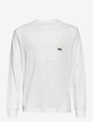 VANS - Top Boys Alpha - ensfarvede langærmede t-shirts - white - 0