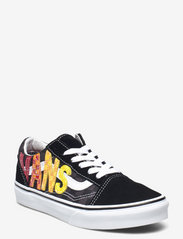 VANS - UY Old Skool - canva sneakers - (flame logo repeat)blkmlt - 0