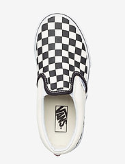 VANS - UY Classic Slip-On - canva sneakers - (checkerboard) black/wht - 2