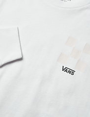 VANS - Top Boys Alpha - ensfarvede langærmede t-shirts - white - 3