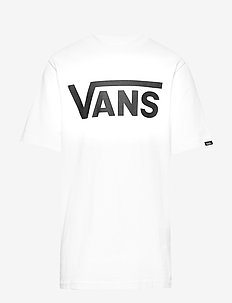 VANS CLASSIC BOYS - kortærmede t-shirts - white/black