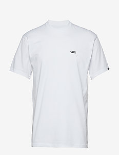 LEFT CHEST LOGO TEE - laisvalaikio marškinėliai - white/black