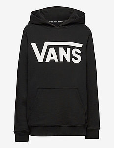 VANS CLASSIC PO II BOYS - džemperi ar kapuci - black/white