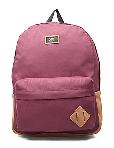 vans pink leather backpack