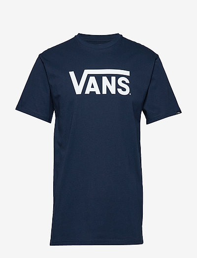 VANS CLASSIC - t-shirts - navy/white