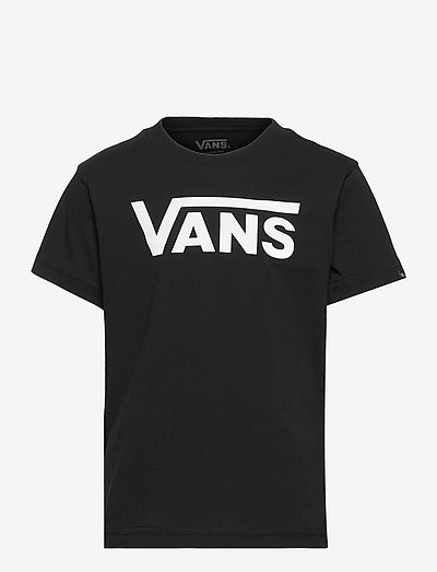 VANS CLASSIC KIDS - gładki t-shirt z krótkimi rękawami - black/white