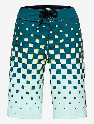 CHECKER FADE BOARDSHORT BOYS - swim shorts - moroccan blue