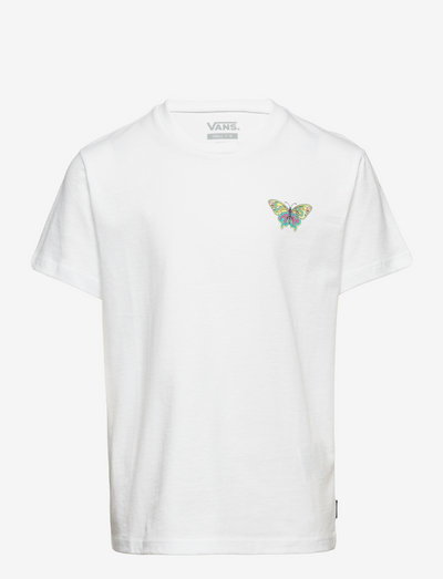 FLY BUTTER CREW - enfärgade kortärmade t-shirts - white