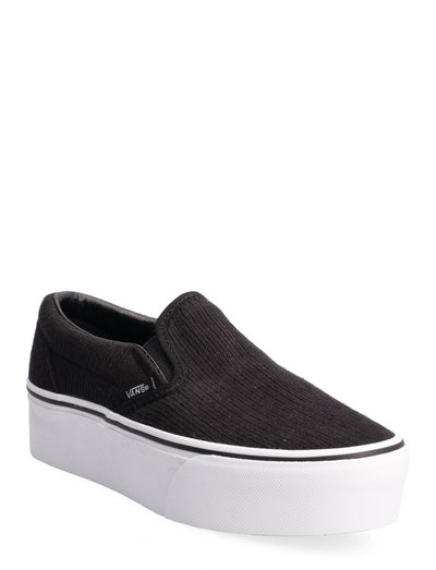 vans patent leather slip on