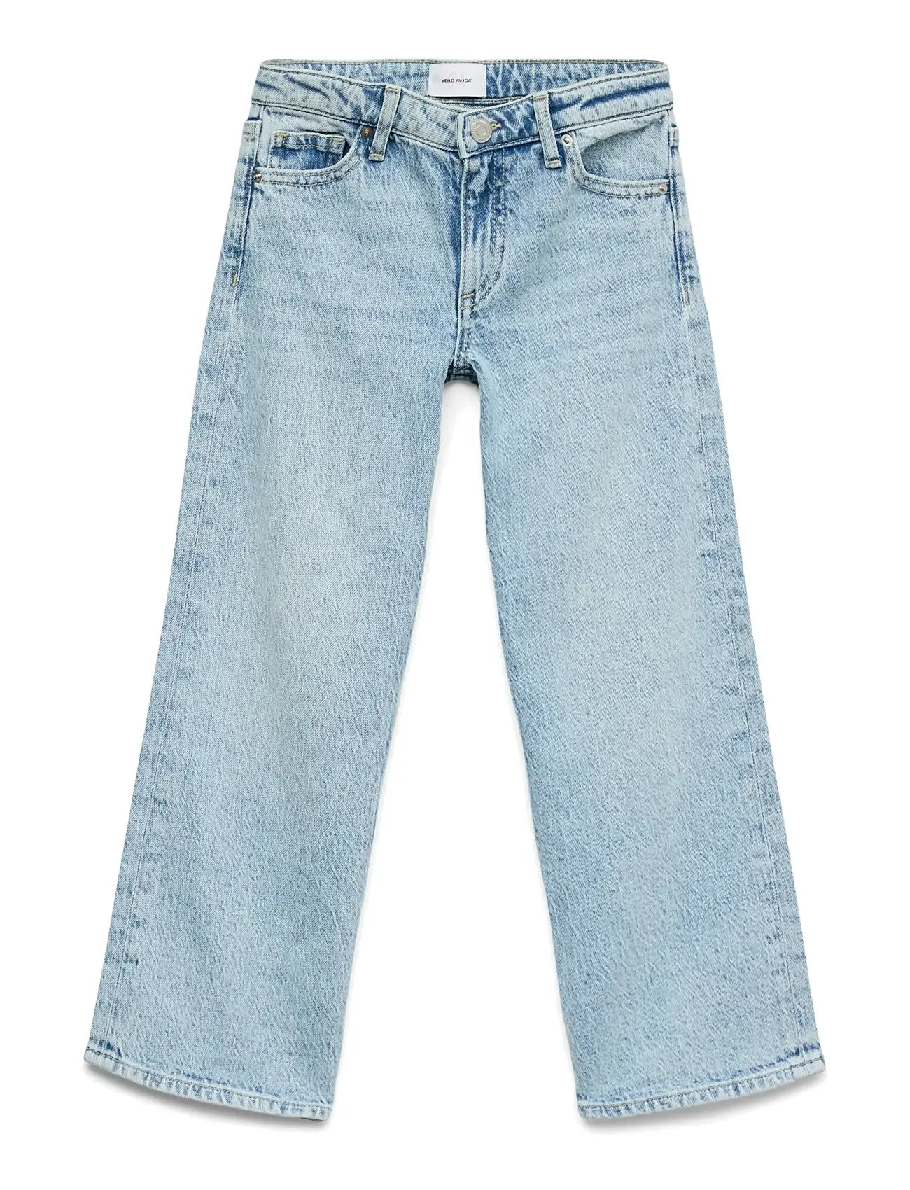 VERO MODA Mädchen Vmvanessa Lr Wide Jeans Ra339 Mädchen Blau - 146 - Kinder