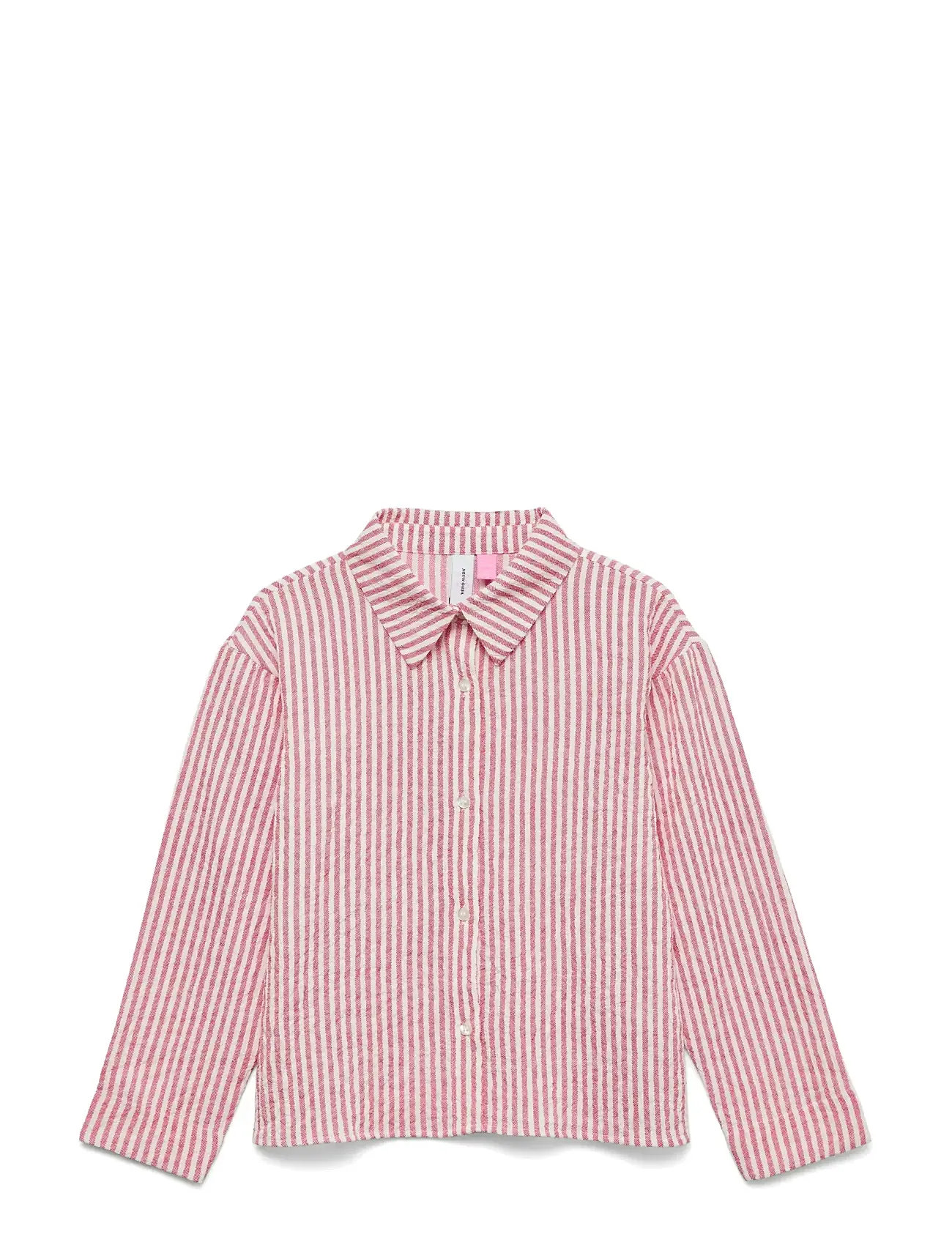 VERO MODA Mädchen Vmannie Ls Shirt Wvn Mädchen Pink - 134 - Kinder