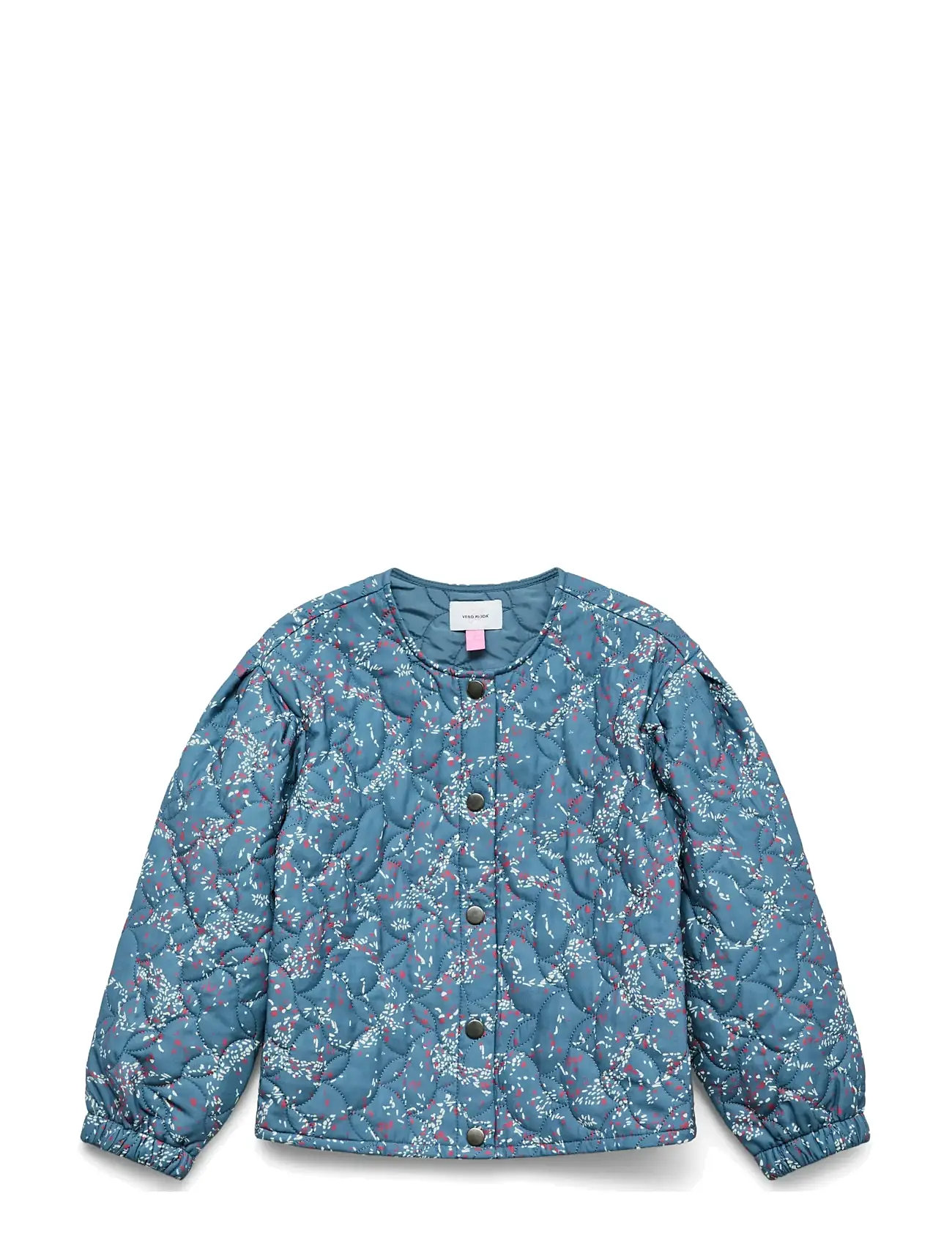 VERO MODA Mädchen Vmiris Mon Quilt Cardigan Wvn Mädchen Blau - 152 - Kinder