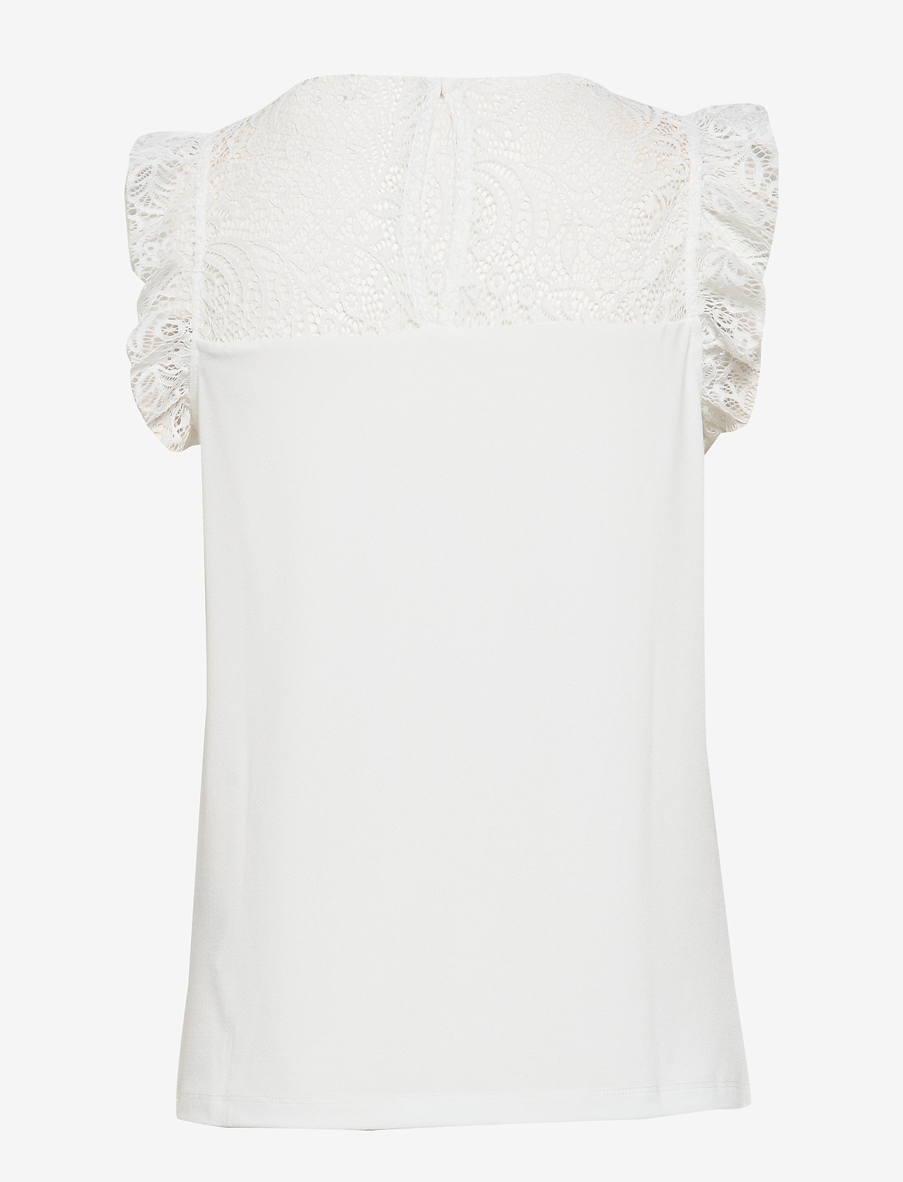 Moda Vmalberta Lace S/l Top White), 111.30 kr | Stort udvalg af designer mærker |