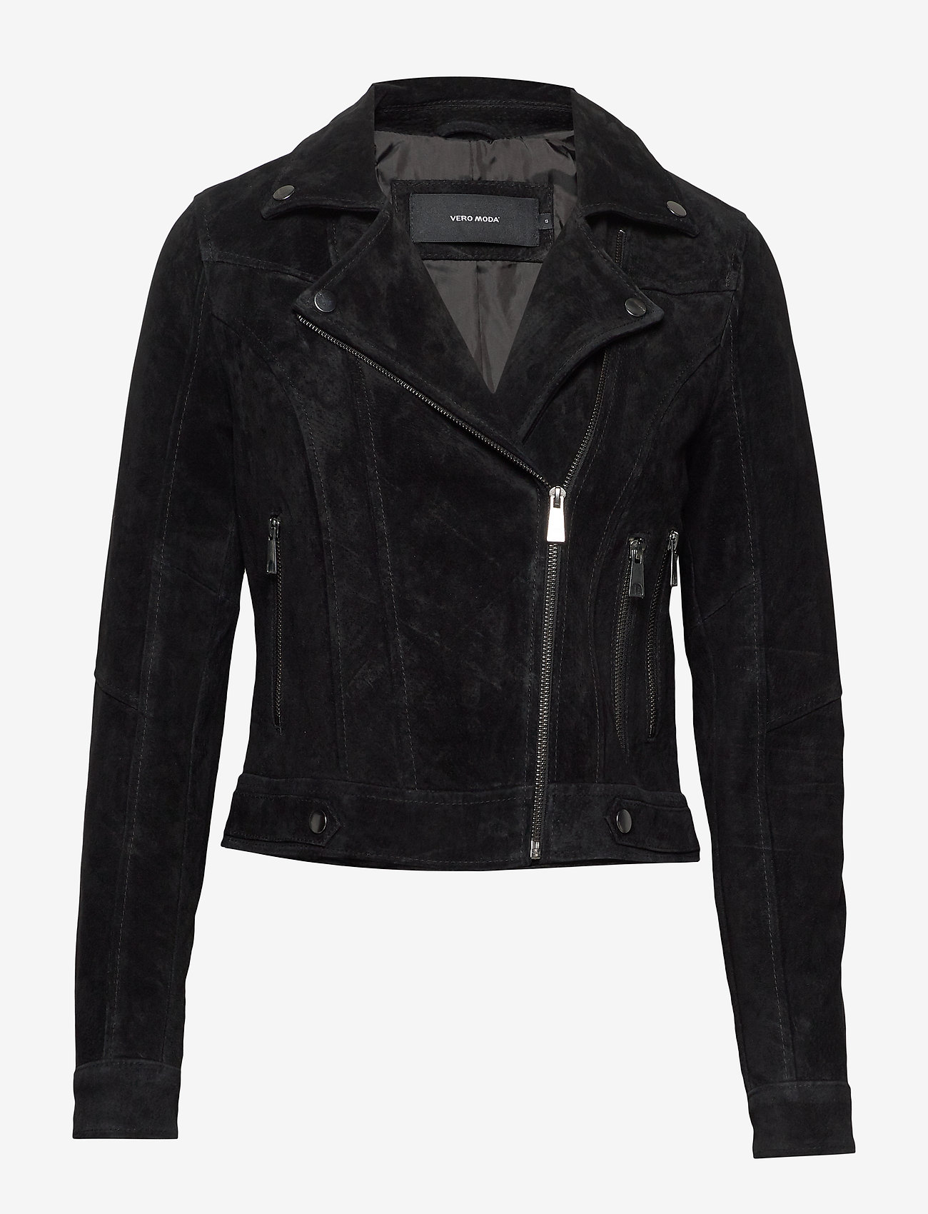 short black suede jacket