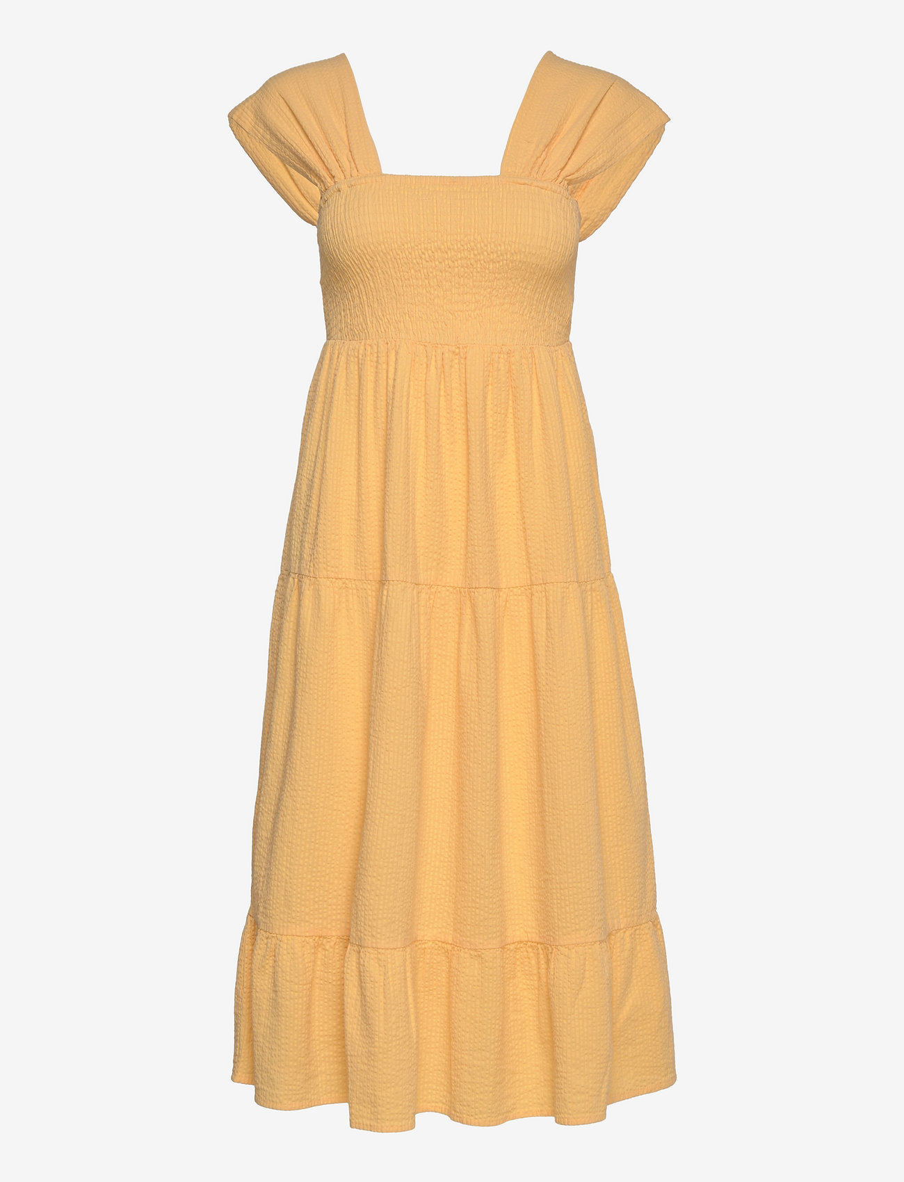Vero Moda Vmtoni Sl Calf Dress Wvn - Midi dresses | Boozt.com