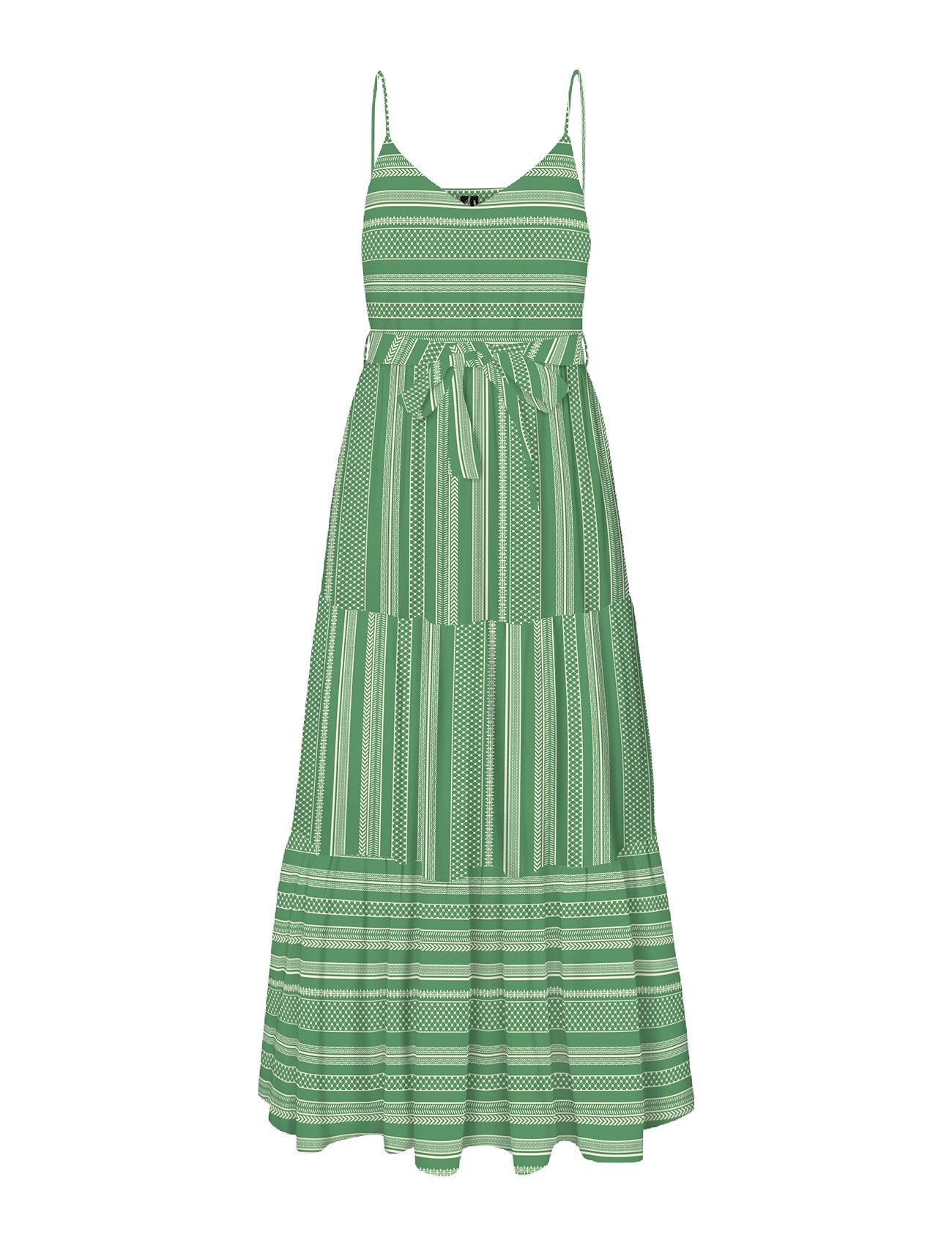 Vmdicthe Singlet Ancle Dress Wvn Ga Maxikjole Festkjole Green Vero Moda