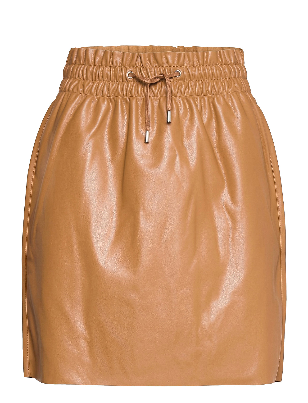 Vmava Hw Short Coated Skirt Lyhyt Hame Ruskea Vero Moda
