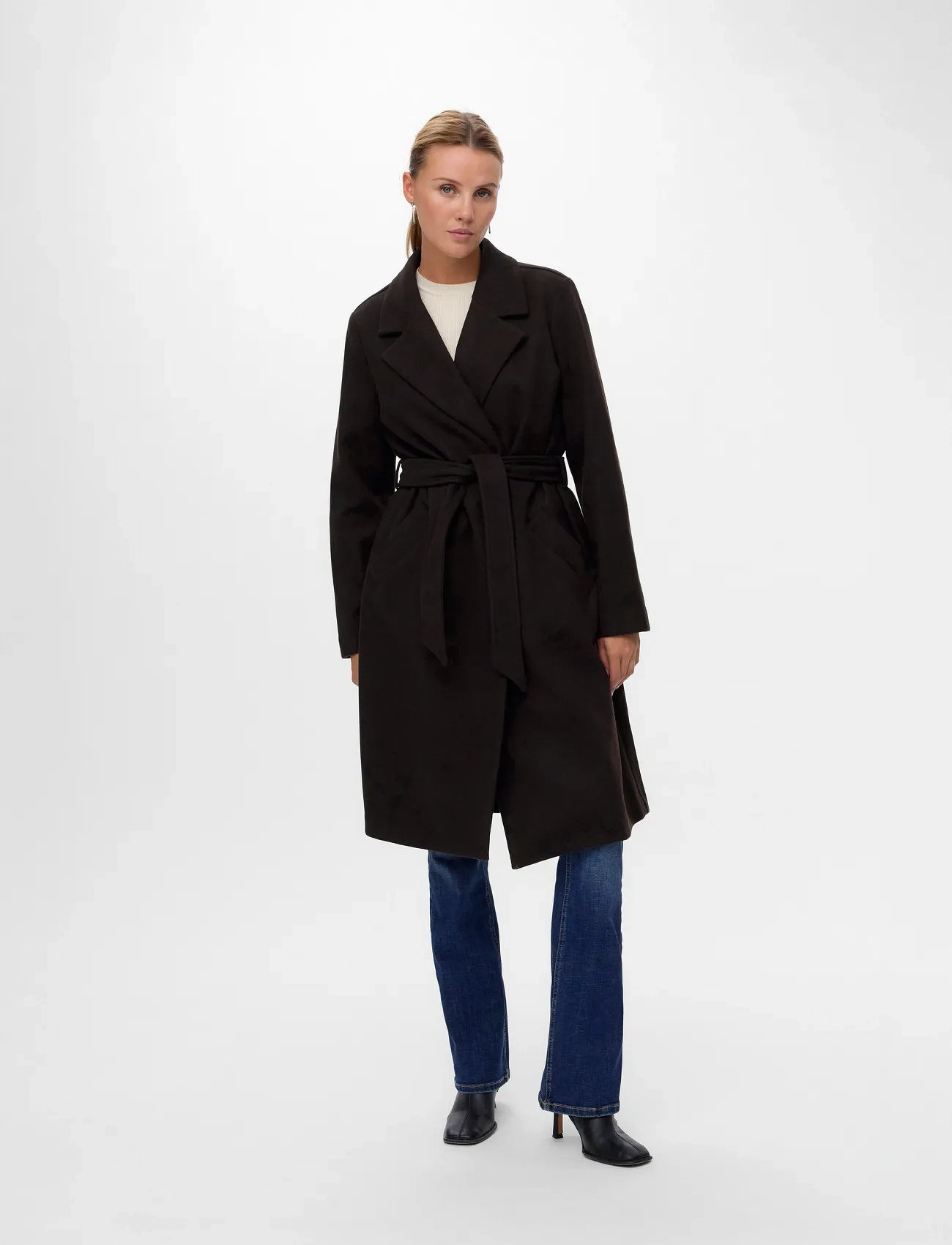 Vero Moda Vmfortuneaya Long Coat Ga Noos, L, Brown, Frakker > Vinterfrakker, Dame
