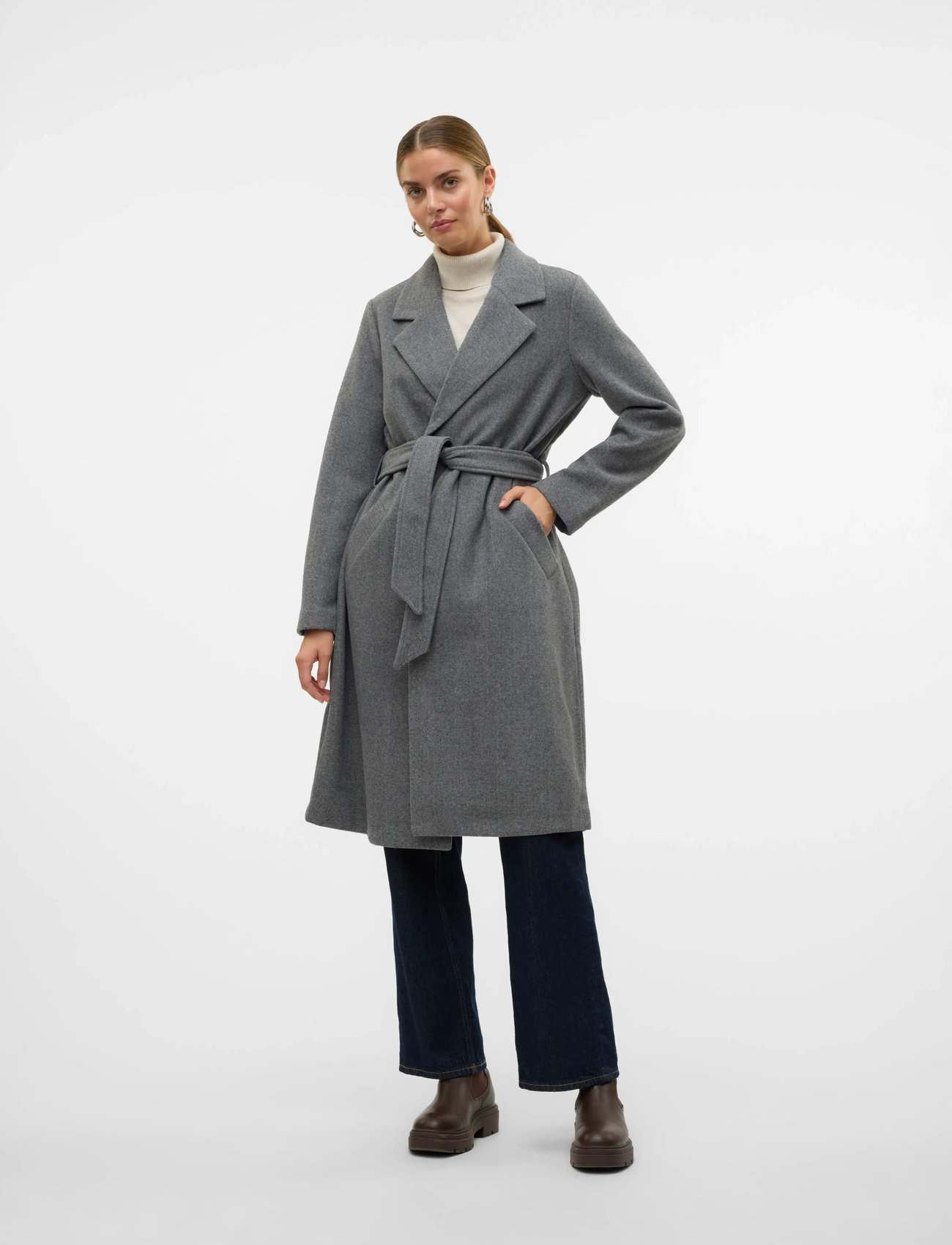 Vero Moda Vmfortuneaya Long Coat Ga Noos