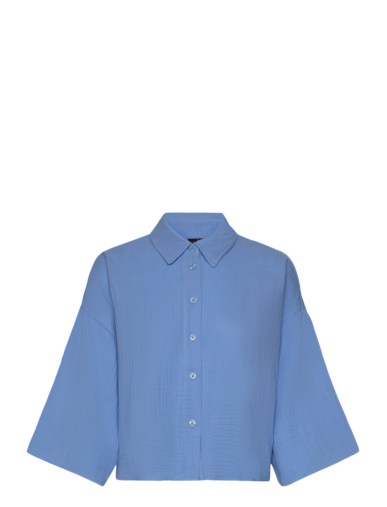 Læs Syd plan Vero Moda Vmnatali Crop Shirt Wvn Noos (Little Boy Blue), (21.37 €) | Large  selection of outlet-styles | Booztlet.com