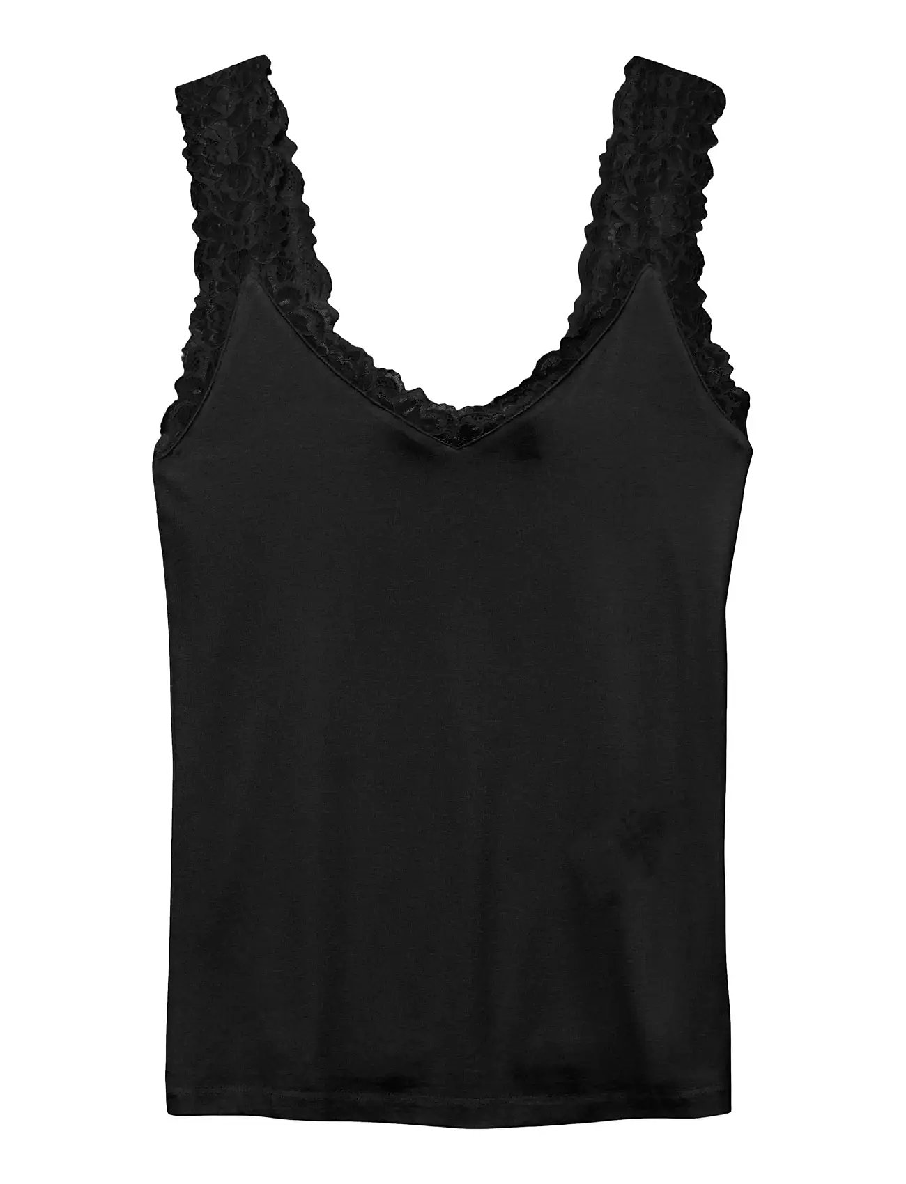 VERO MODA Vmrosa Sl Oberteil Jrs Noos Schwarz - XL - Damen