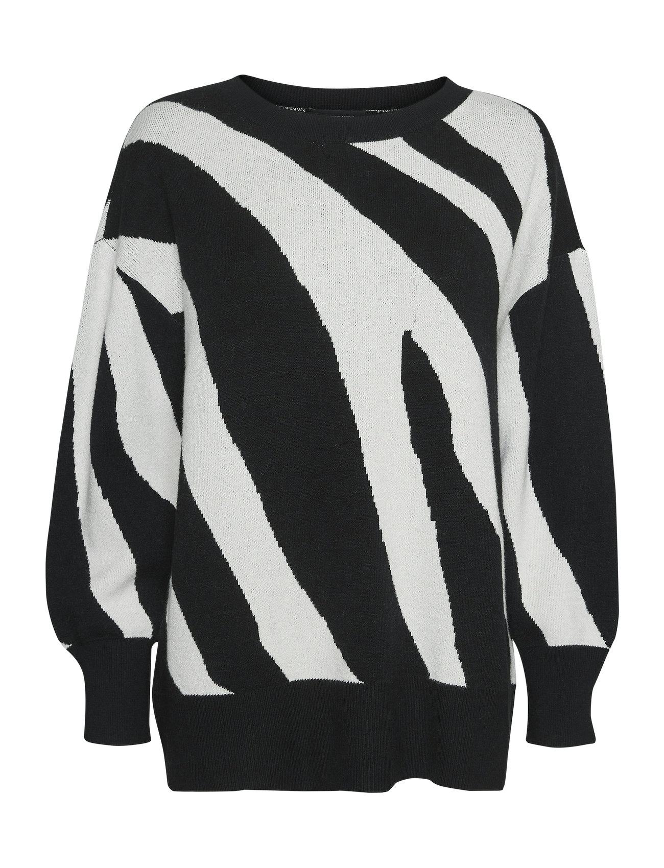 Vmnancy Ls O-Neck Long Pullover Boo Black Vero Moda