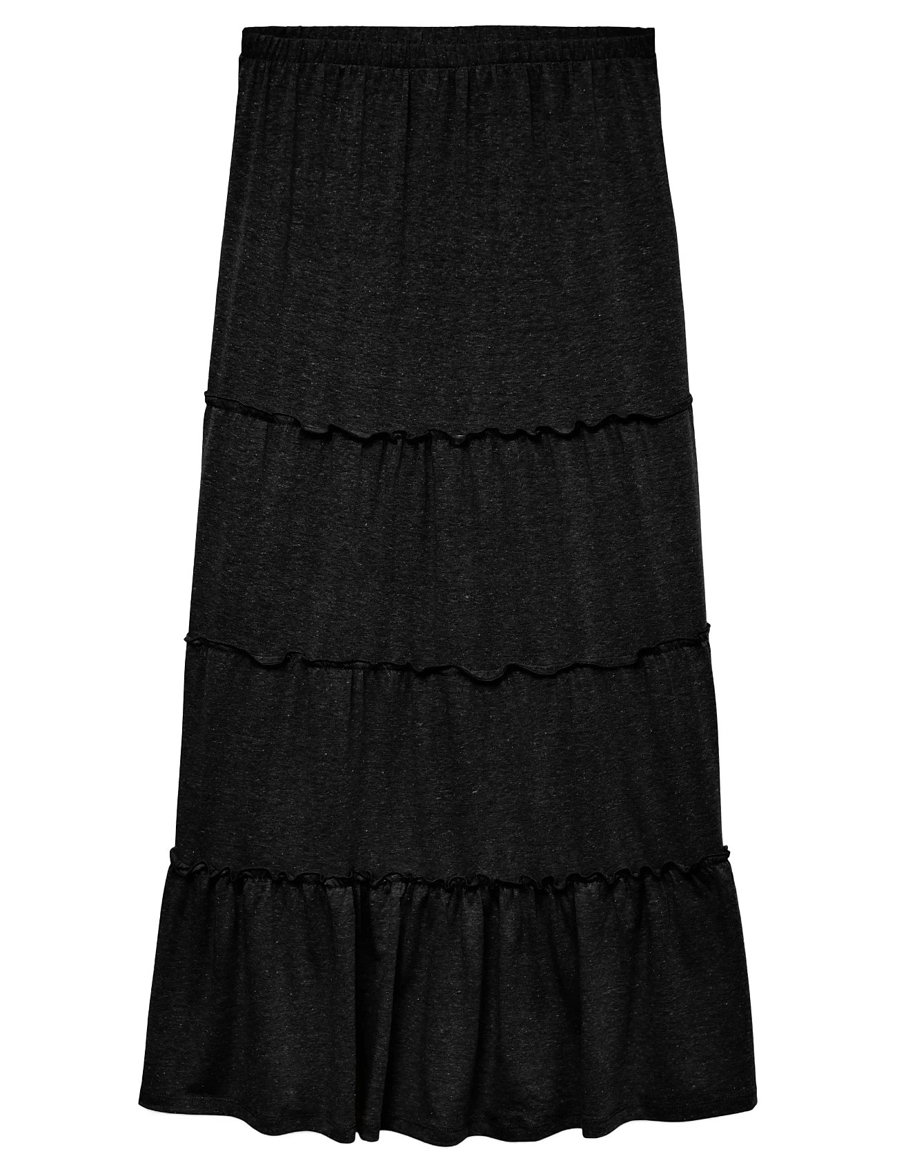 Vmjune Hw Ankle Skirt Jrs Ga Maxikjole Festkjole Black Vero Moda