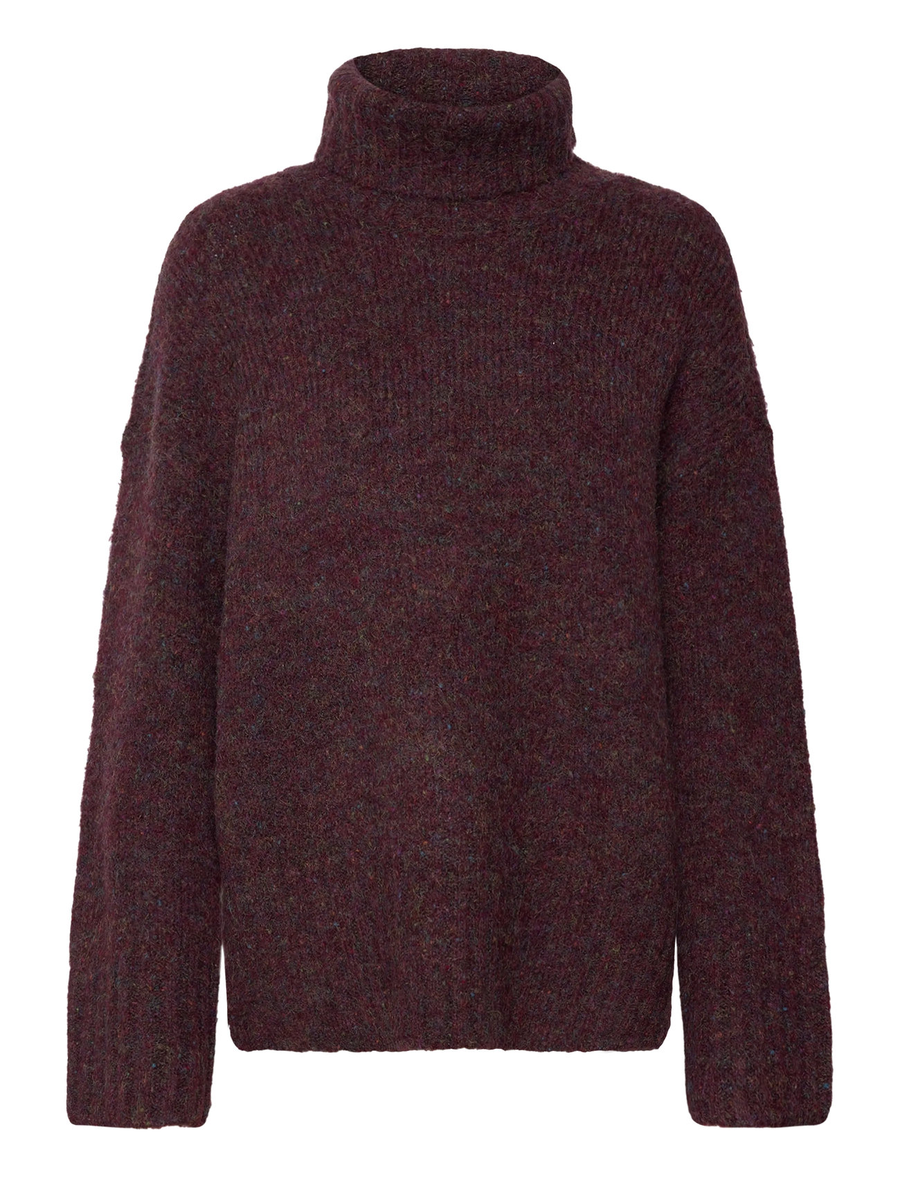 Vero Moda Vmingrid Ls Roll Neck Pullover Noos, S, Burgundy, Strik > Rullekrave, Dame