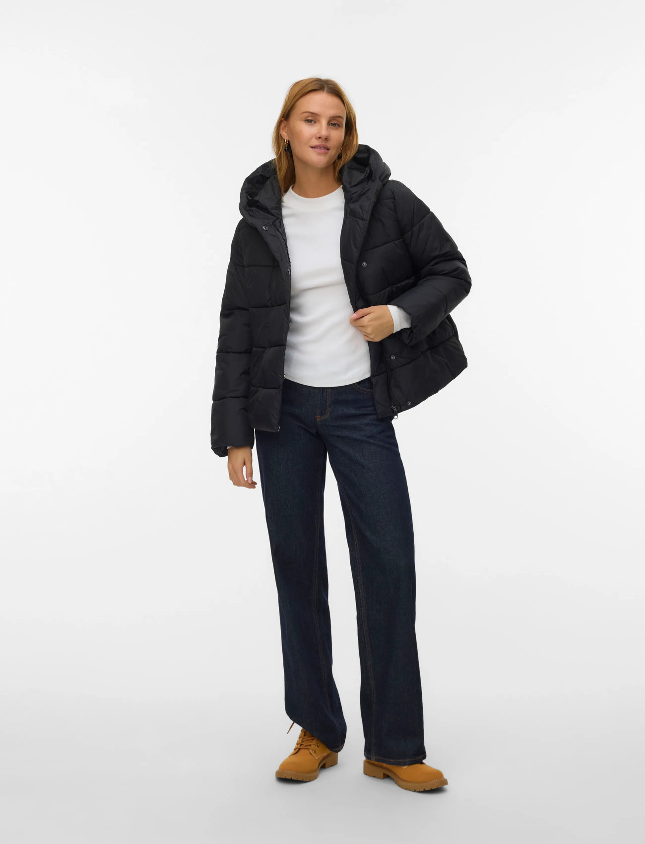 Vero Moda Vmbelinda Short Jacket Ga Noos, XS, Black, Jakker > Vatteret Jakke, Dame