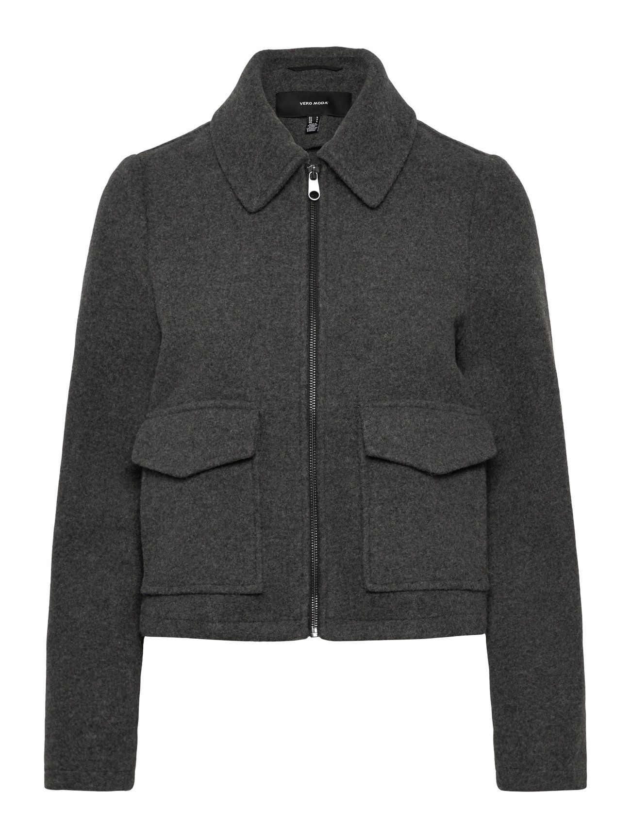 VERO MODA Vmsafir Kurz Jacke Ga Noos Grau - XL - Damen