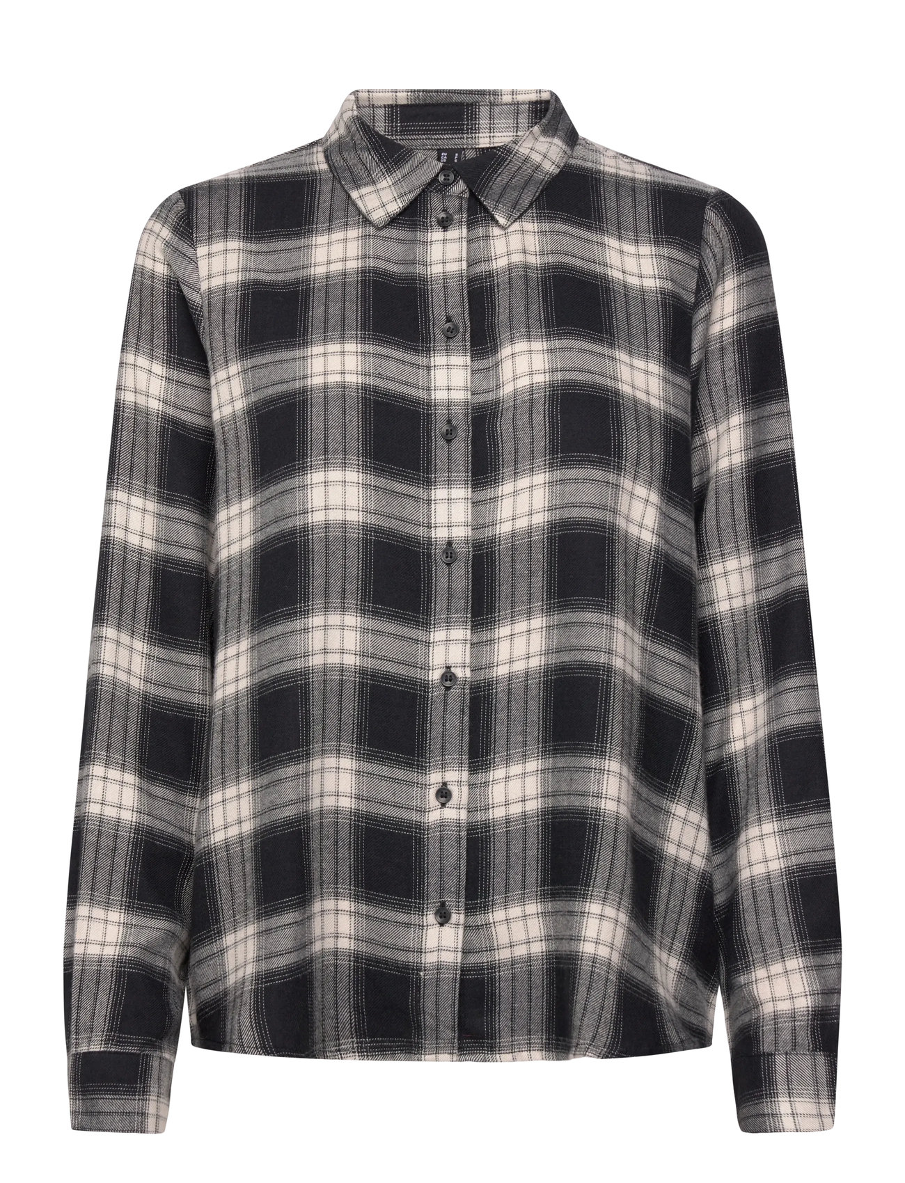VERO MODA Vmlara Ls Shirt Wvn Ga Schwarz - S - Damen