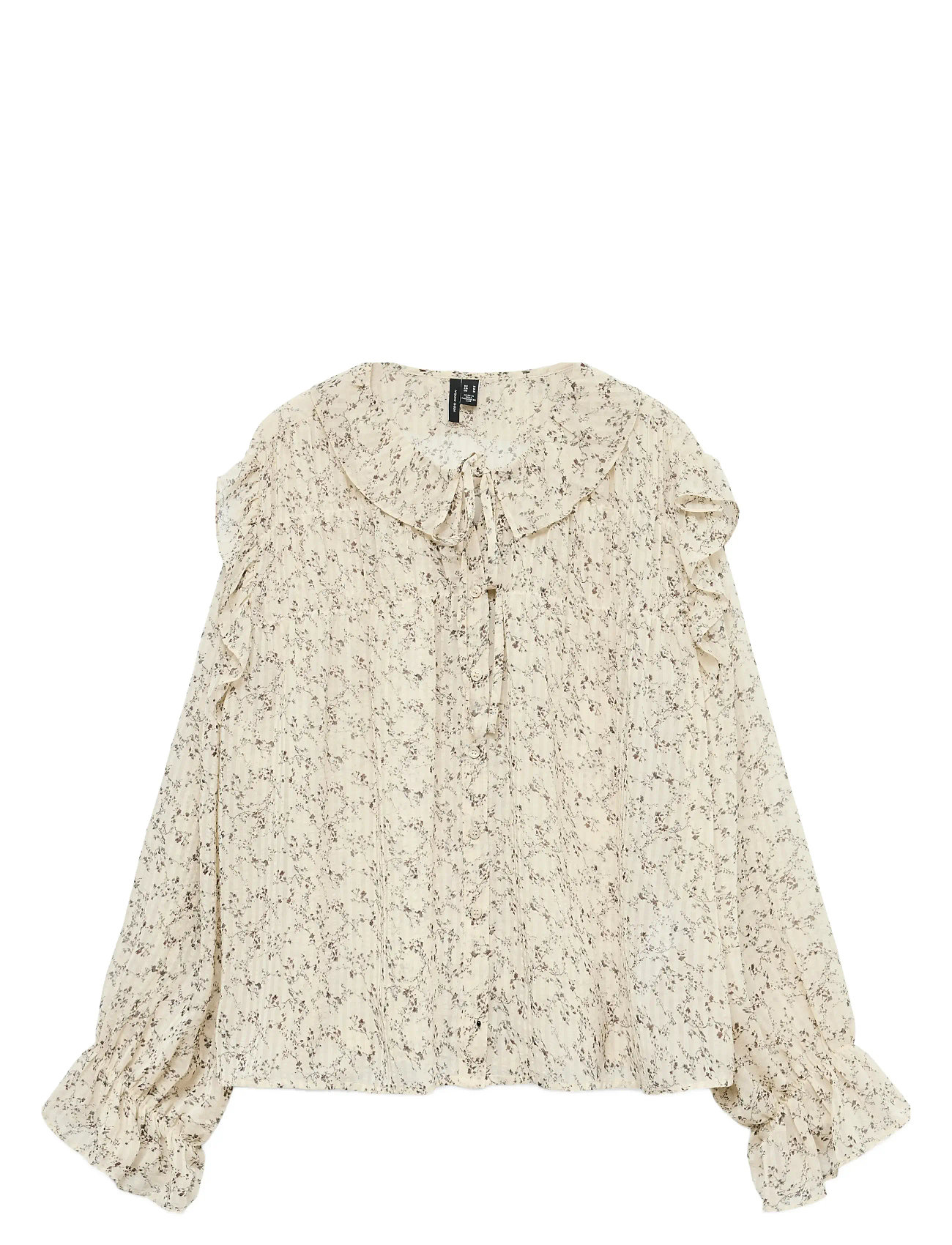 VERO MODA Vmpetra Ls Shirt Wvn Noos Cream - XS - Damen