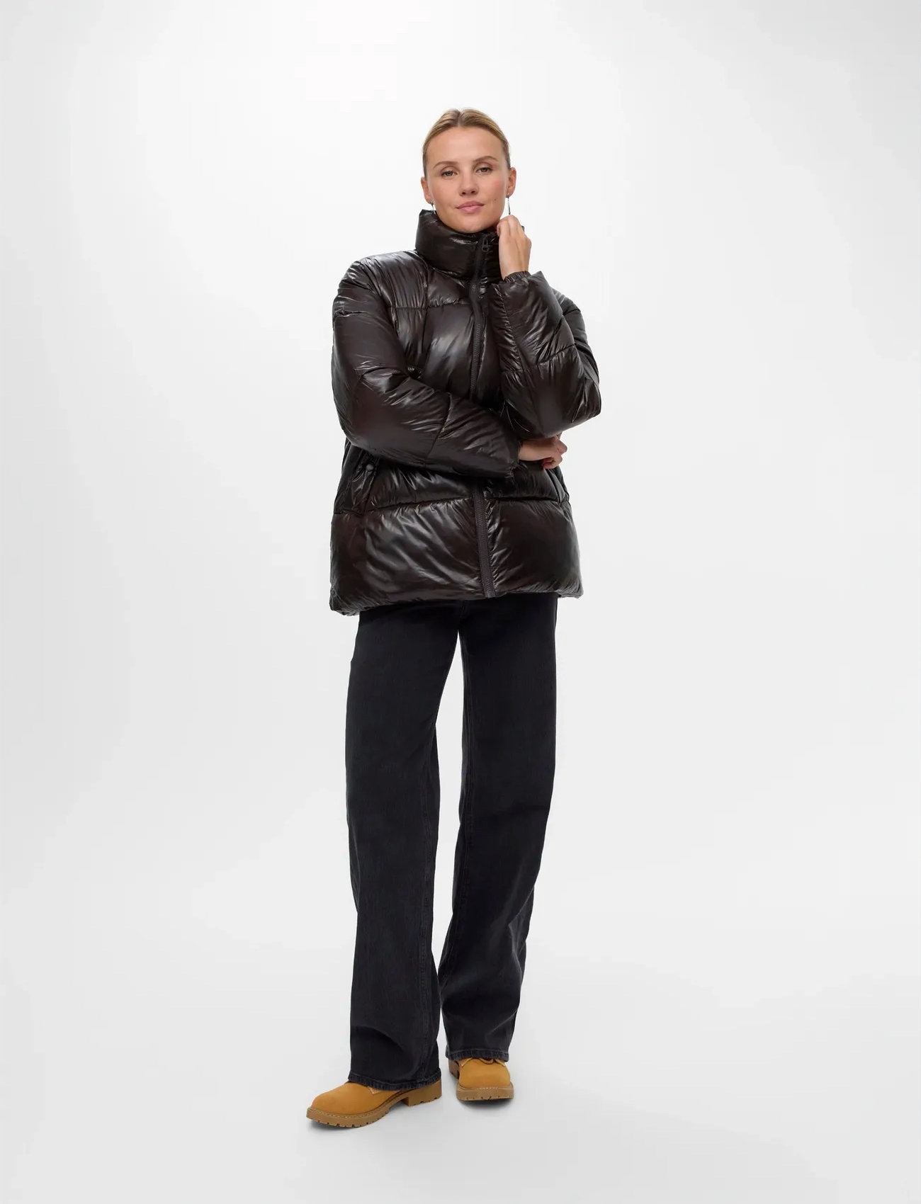 Vero Moda Vmsabrina Short Jacket Ga, L, Brown, Jakker > Vatteret Jakke, Dame