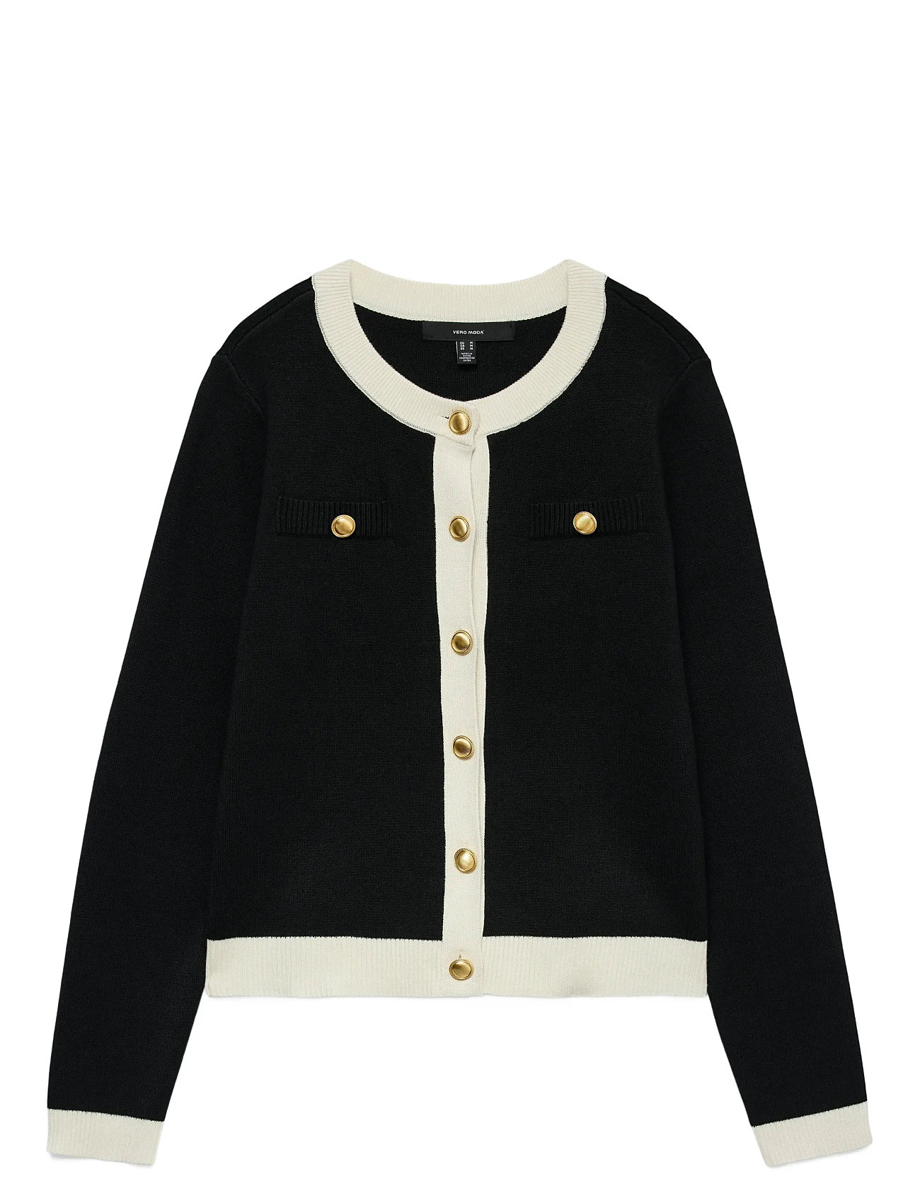 VERO MODA Vmoli Ls O-Neck Cardigan Schwarz - XS - Damen