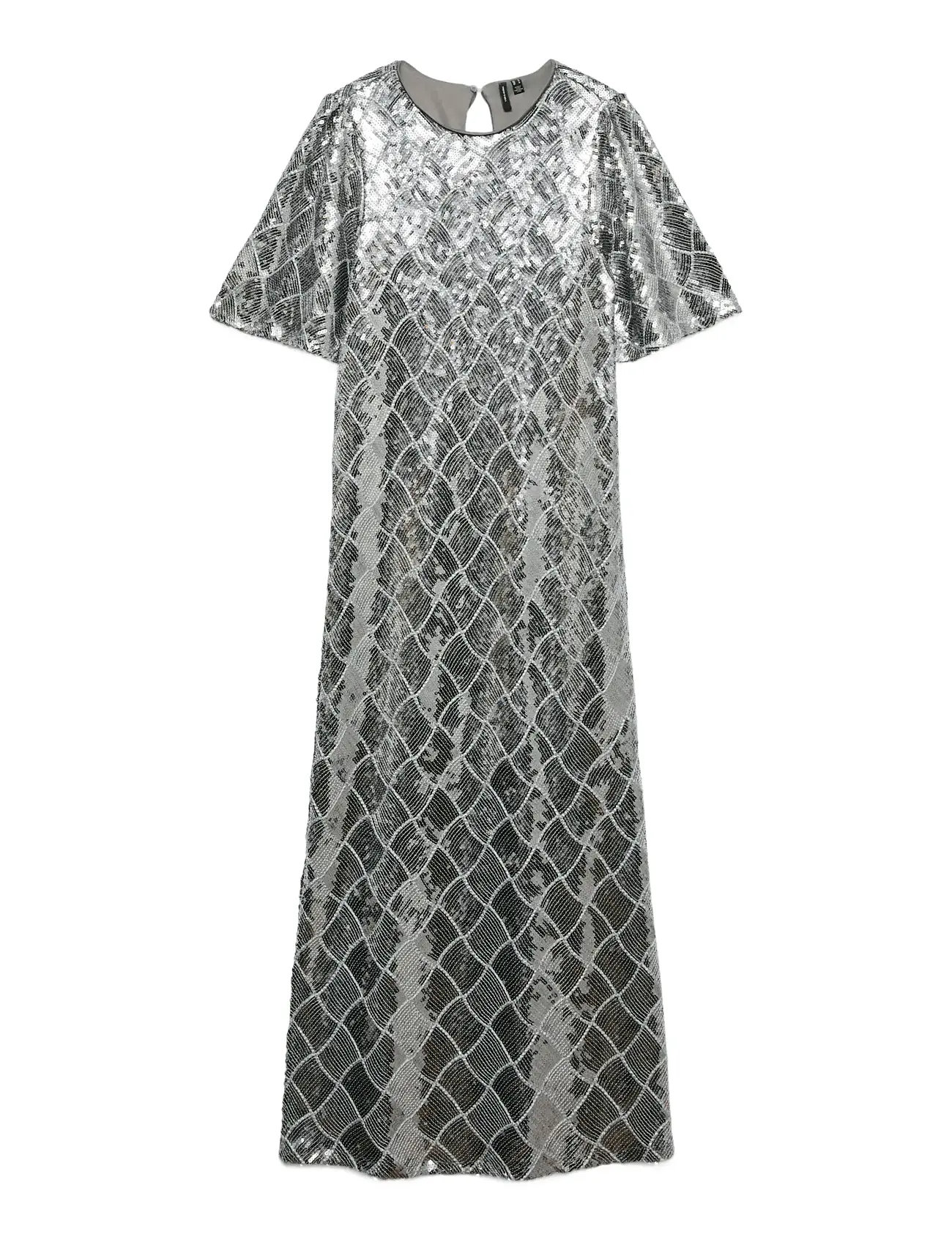 VERO MODA Vmmilka 2/4 7/8 Kleid Wvn Silber - L - Damen