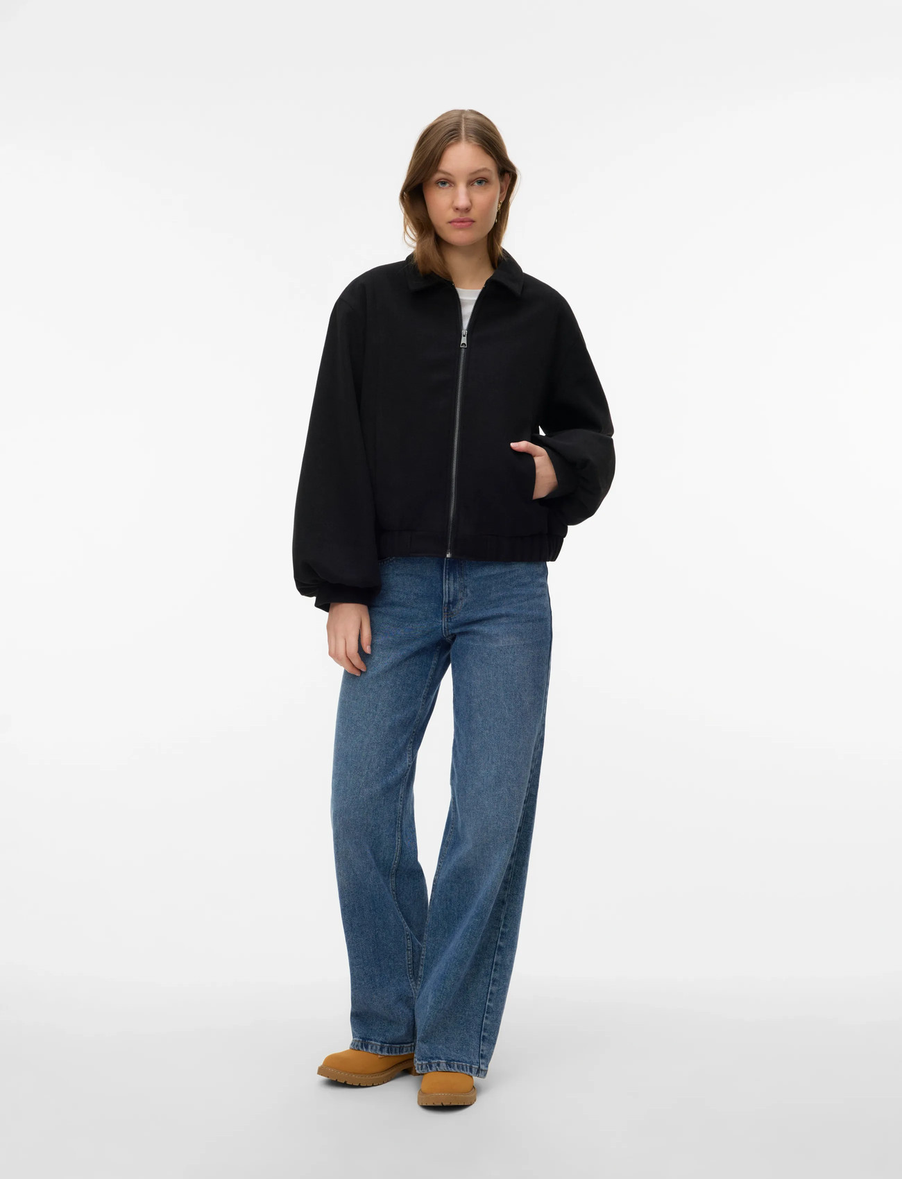 Vero Moda Vmmaddie Short Jacket Boo, M, Black, Jakker > Let Sommerjakke, Dame