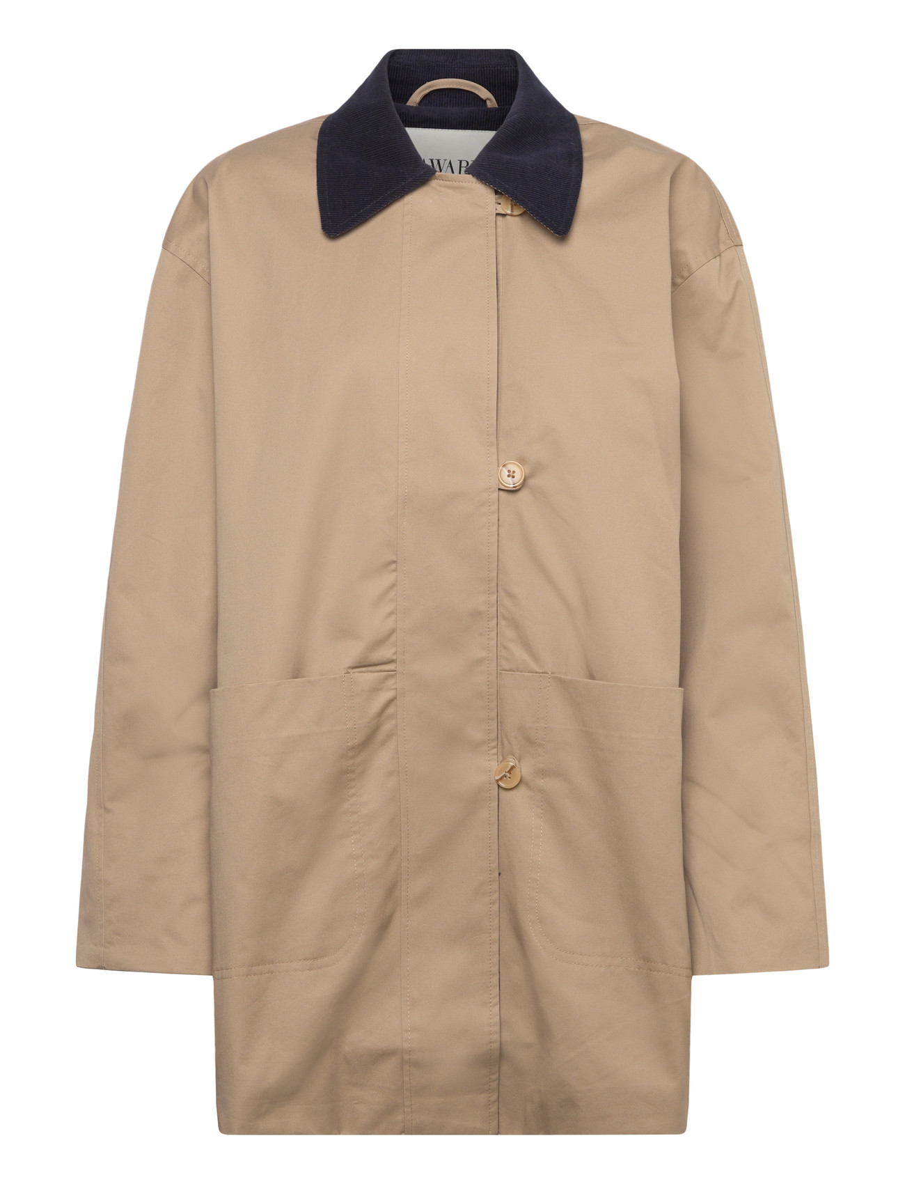 VERO MODA Awvickey Ls Mantel Noos Beige - 38 - Damen