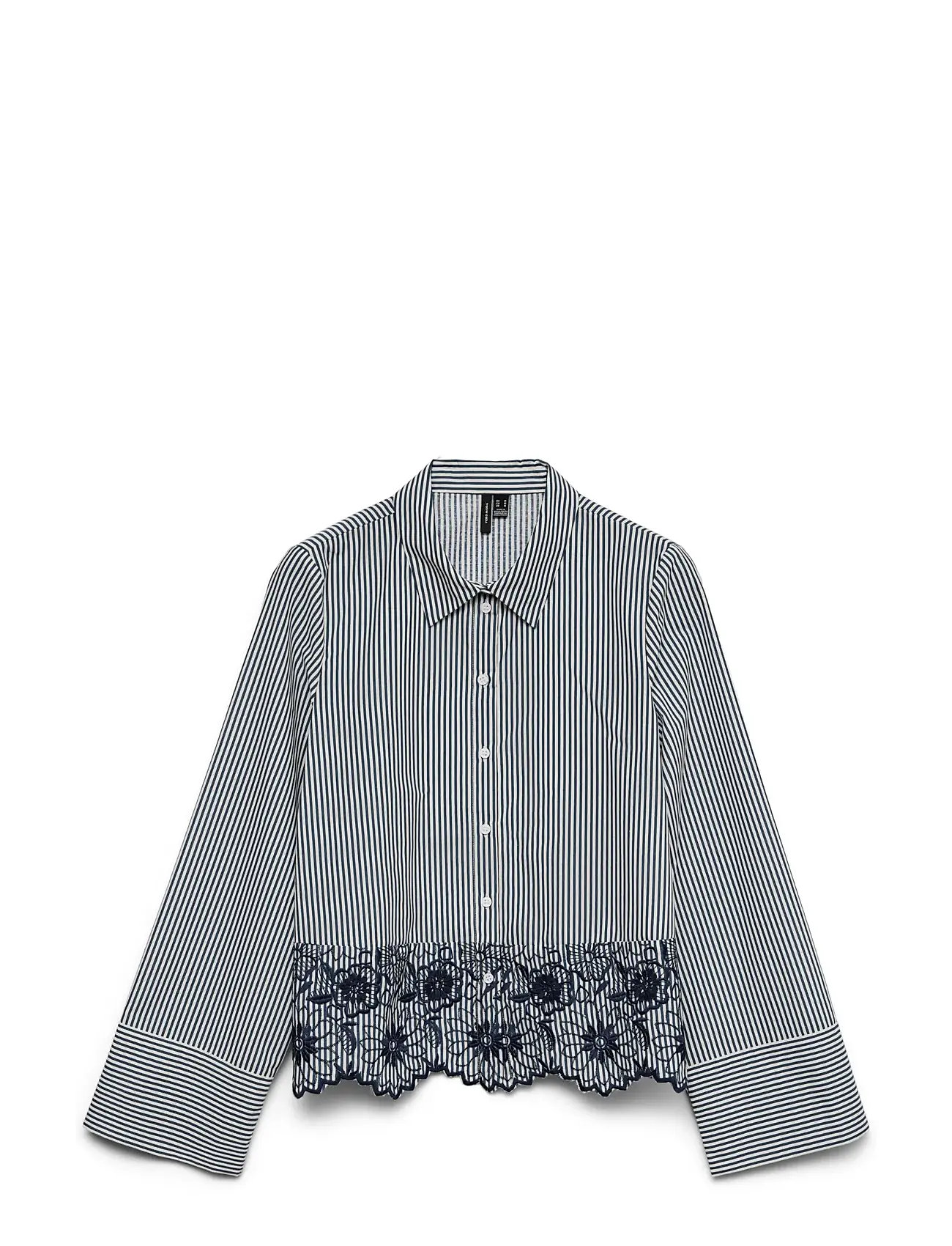VERO MODA Vmmary Ls Shirt Wvn Ga Navy - M - Damen
