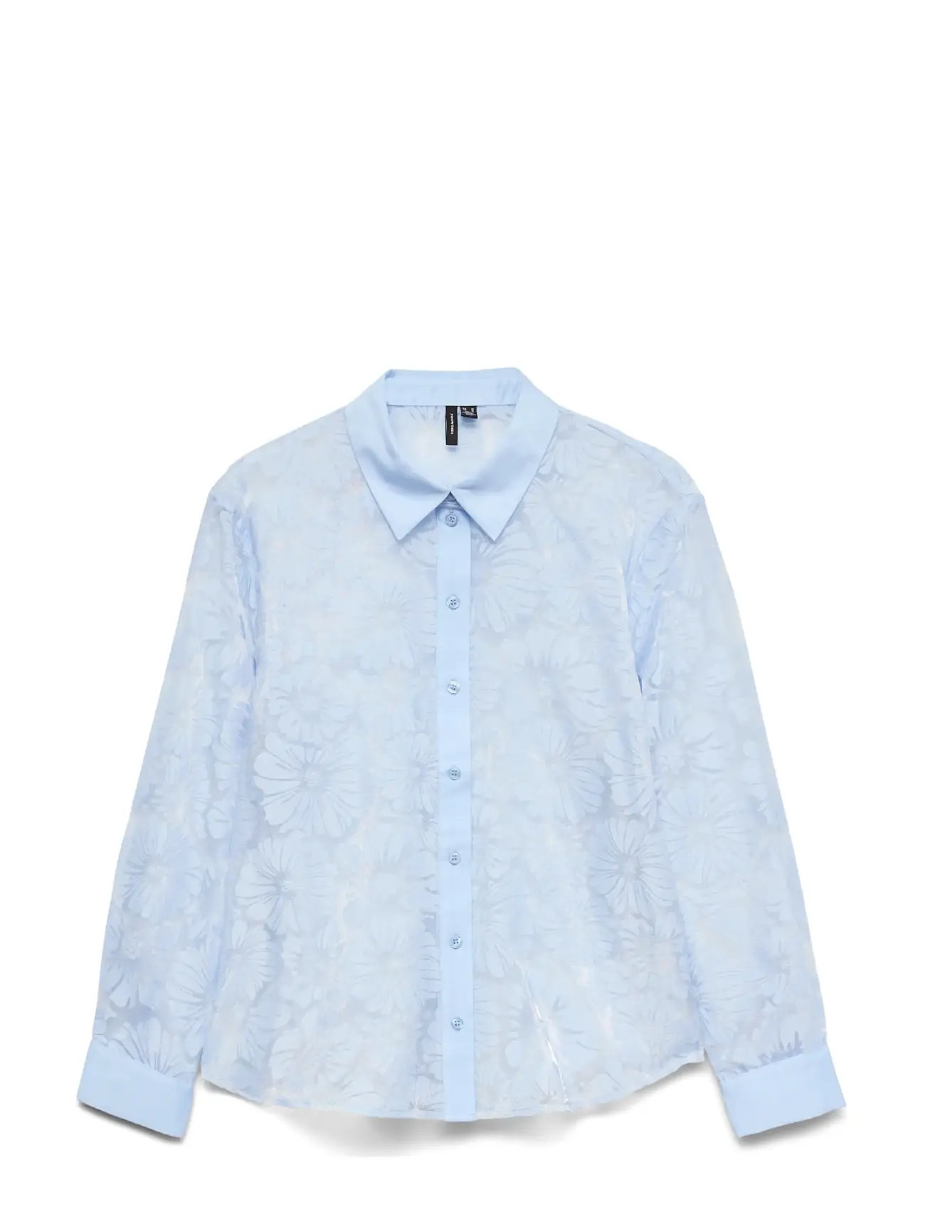 VERO MODA Vmkova Ls Shirt Wvn Blau - XS - Damen