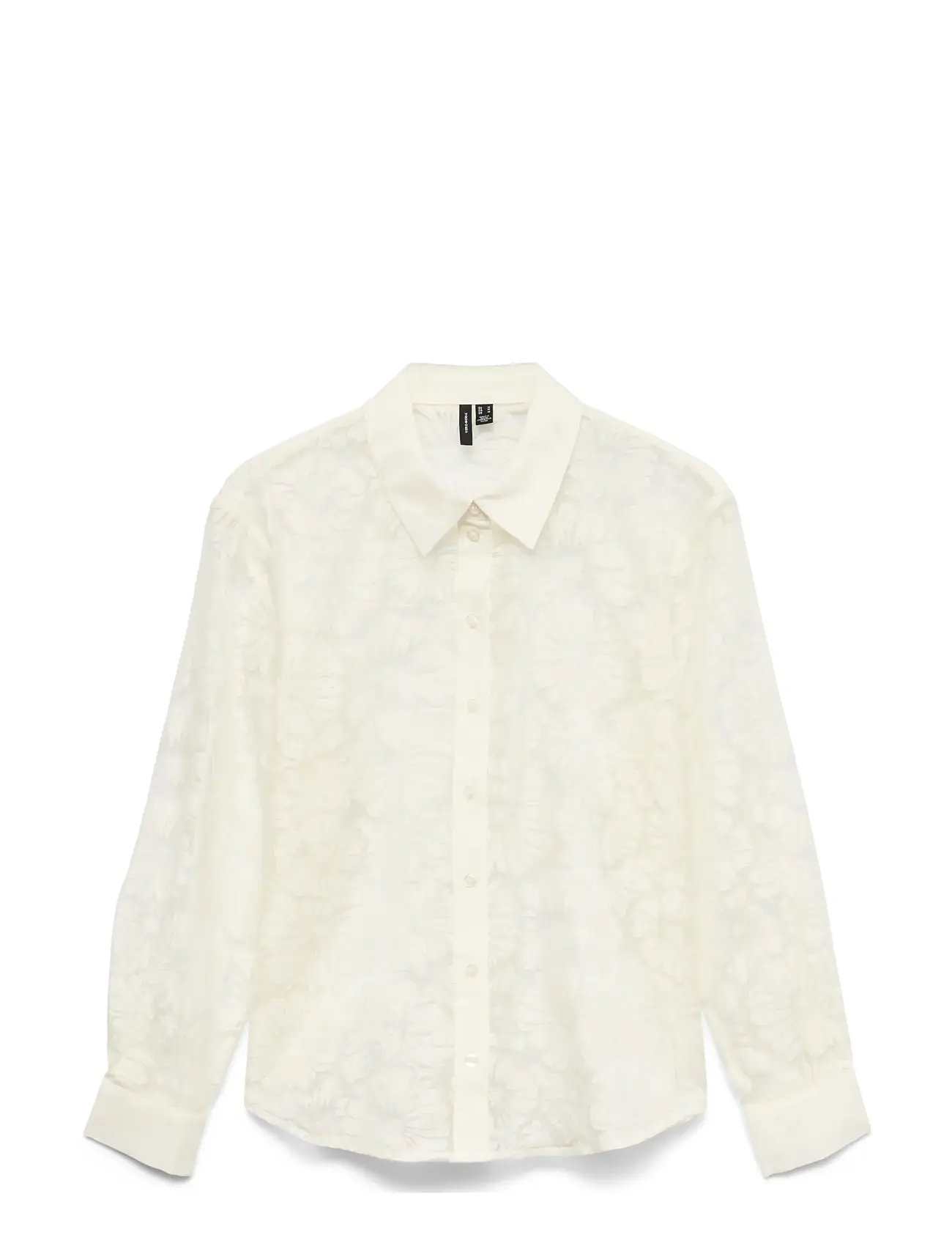 VERO MODA Vmkova Ls Shirt Wvn Weiß - XL - Damen