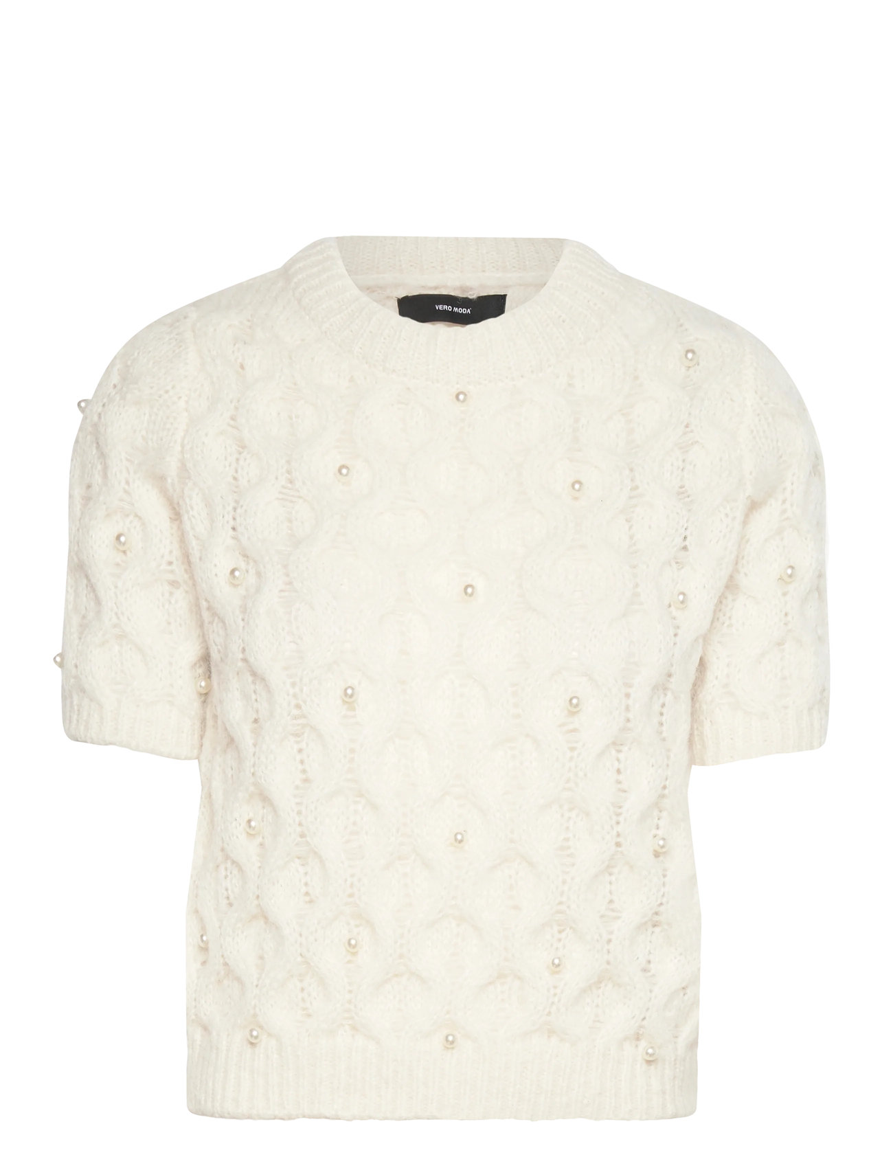 VERO MODA Vmcatania 2/4 Pearl Pullover Vip Cream - L - Damen