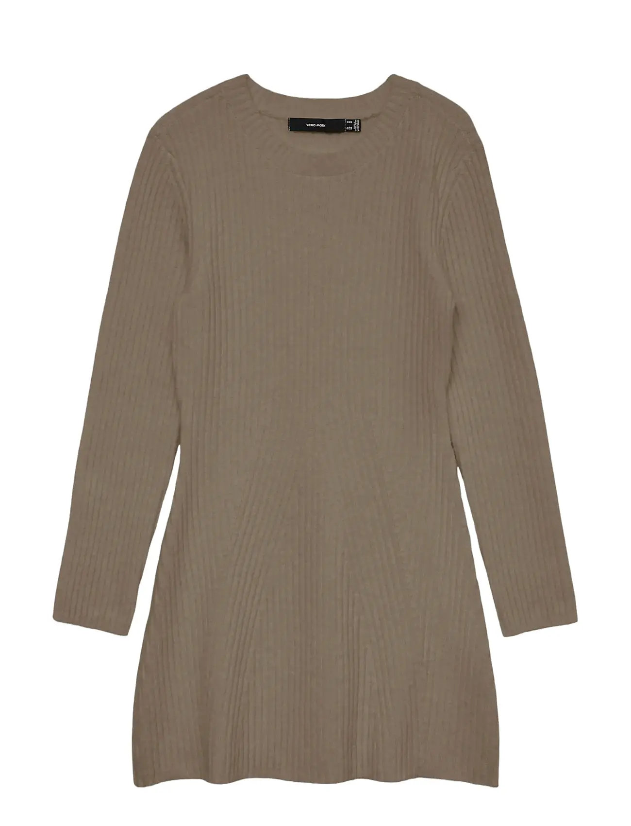 VERO MODA Vmjosanna Ls Kurz Kleid Noos Braun - L - Damen